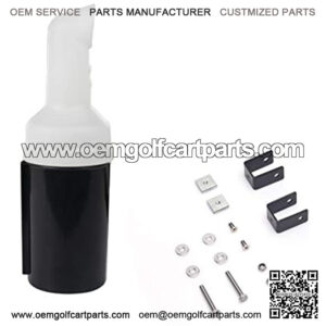 Golf Cart No Drilling Sand Bottle for EZGO Club Car Yamaha, Divot Filler Sand Bottle Assembly with Rattle Proof Holder for Golf Carts