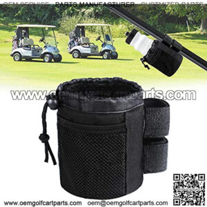 Holder Replacement for Golf Cart Organizer Rangefinder Holder Body Bar Mount Drink Bottle Holder for Club Cart Accessories
